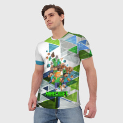 Мужская футболка 3D Minecraft Майнкрафт s - фото 2