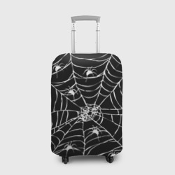 Чехол для чемодана 3D Паутина с пауками