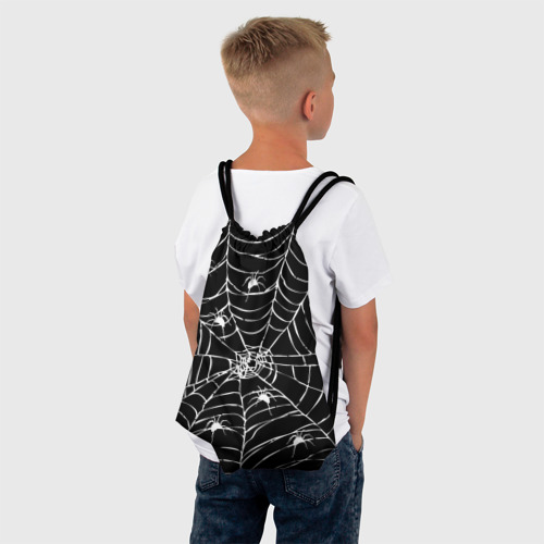 Рюкзак-мешок 3D Паутина с пауками - фото 4