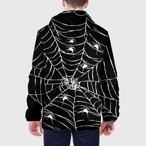 Мужская куртка 3D Паутина с пауками, цвет 3D печать - фото 5