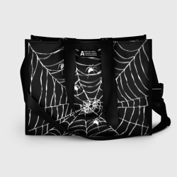 Сумка-шоппер 3D Паутина с пауками