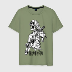 Thrash metal – Мужская футболка хлопок с принтом купить со скидкой в -20%