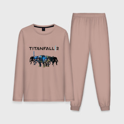 Мужская пижама с лонгсливом хлопок Titanfall 2