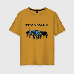 Женская футболка хлопок Oversize Titanfall 2