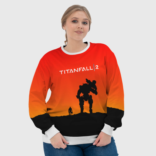 Женский свитшот 3D TITANFALL 2, цвет 3D печать - фото 6