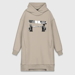 Платье-худи хлопок Хината и Кагеяма