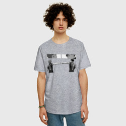 Мужская футболка хлопок Oversize Хината и Кагеяма - фото 2