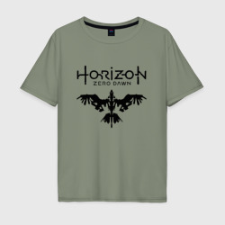 Мужская футболка хлопок Oversize Horizon Zero Dawn