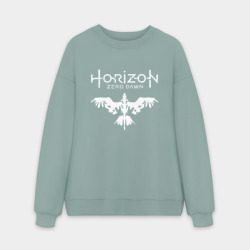 Мужской свитшот oversize без начеса хлопок Horizon Zero Dawn