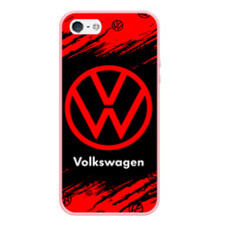 Чехол для iPhone 5/5S матовый Volkswagen Фольксваген