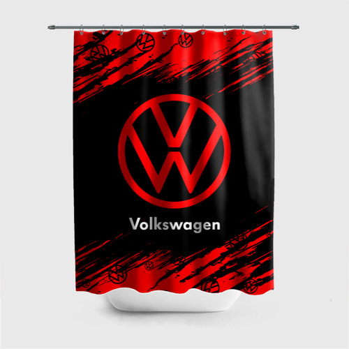 Штора 3D для ванной Volkswagen Фольксваген