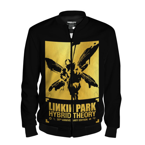 Мужской бомбер 3D Hybrid Theory 20th Anniversary, цвет черный