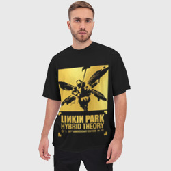 Мужская футболка oversize 3D Hybrid Theory 20th Anniversary - фото 2