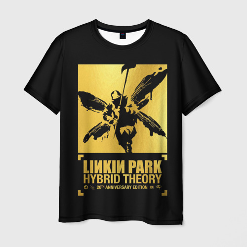 Мужская футболка с принтом Hybrid Theory 20th Anniversary, вид спереди №1