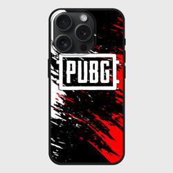 Чехол силиконовый для Apple iPhone 15 Pro Мax матовый PUBG