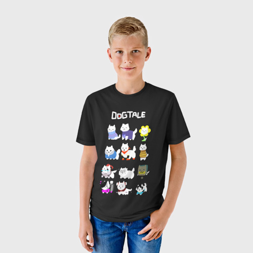 Детская футболка 3D с принтом UNDERTALE, фото на моделе #1