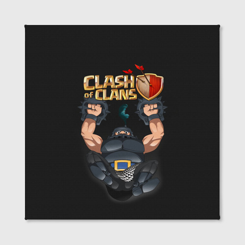 Холст квадратный Clash of Clans, цвет 3D печать - фото 2