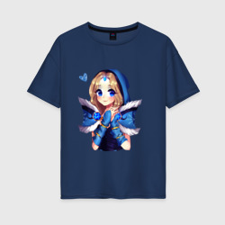 Женская футболка хлопок Oversize Crystal Maiden