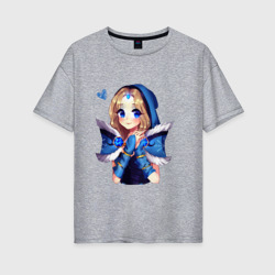 Женская футболка хлопок Oversize Crystal Maiden