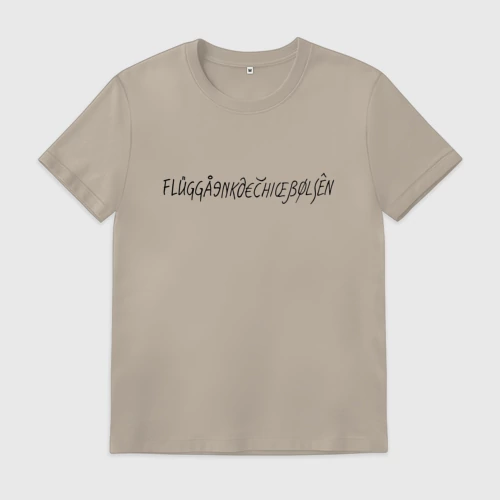 Мужская футболка хлопок Flugegeheimen