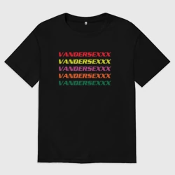 Мужская футболка хлопок Oversize Vandersexxx