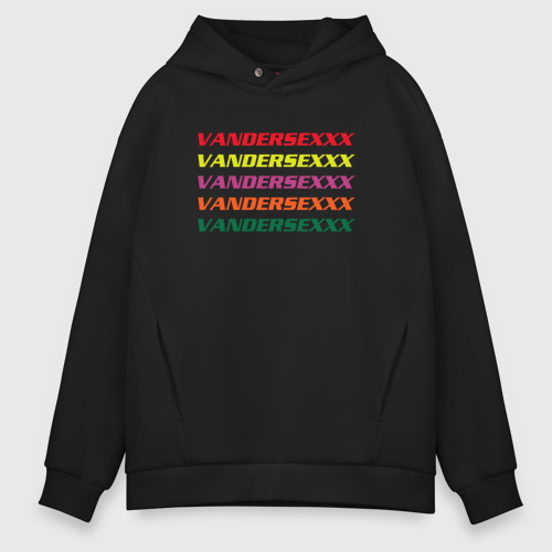 Мужское худи Oversize хлопок Vandersexxx, цвет черный