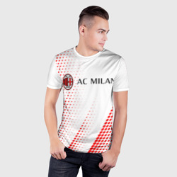 Мужская футболка 3D Slim AC Milan Милан - фото 2