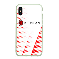 Чехол для iPhone XS Max матовый AC Milan Милан