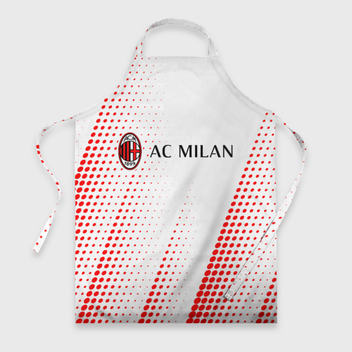Фартук с принтом AC Milan Милан, вид спереди №1