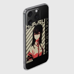 Чехол для iPhone 15 Pro силиконовый с защитой камеры Врата Штейна - фото 2