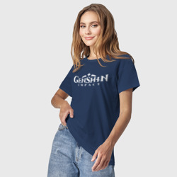 Светящаяся женская футболка Genshin Impact - фото 2