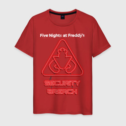 Мужская футболка хлопок FNAF Security Breach