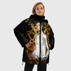 Женская зимняя куртка Oversize Окарин - фото 2