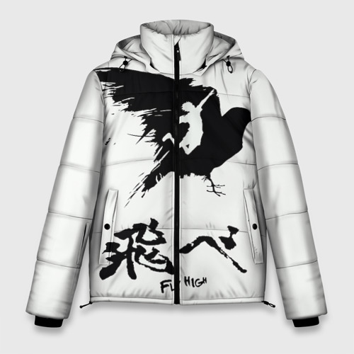 Мужская зимняя куртка 3D Fly High, цвет светло-серый