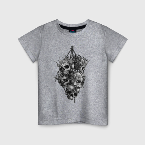 Детская футболка хлопок с принтом Охотник за королями, вид спереди #2