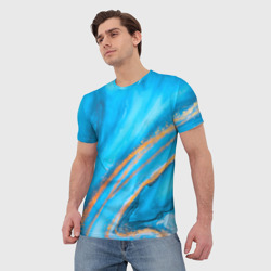 Мужская футболка 3D Краски - фото 2