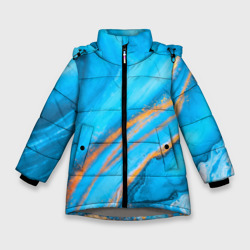 Зимняя куртка для девочек 3D Краски
