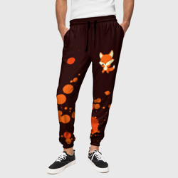 Лисичка foxy – Мужские брюки 3D с принтом купить