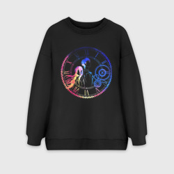 Женский свитшот oversize без начеса хлопок Врата Штейна