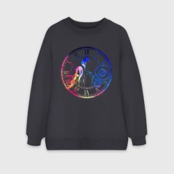 Женский свитшот oversize без начеса хлопок Врата Штейна