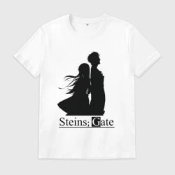 Мужская футболка хлопок Steins Gate
