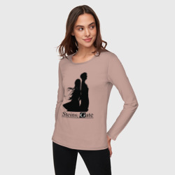 Женский лонгслив хлопок Steins Gate - фото 2
