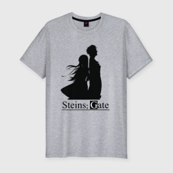 Мужская футболка хлопок Slim Steins Gate
