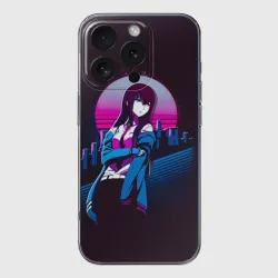 Чехол для iPhone 16 Pro Max силиконовый с защитой камеры Курису