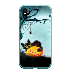 Чехол для iPhone XS Max матовый Halloween