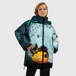 Женская зимняя куртка Oversize Halloween - фото 2