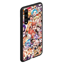 Чехол для Honor 20 Color ahegao - цветные ахегао девушки аниме  паттерн  - фото 2