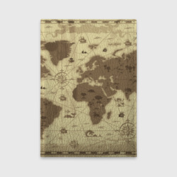 Обложка для автодокументов Карта мира
