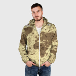 Мужская ветровка 3D Карта мира - фото 2