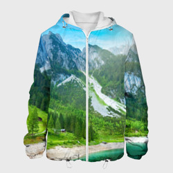 Альпийские горы – Мужская куртка 3D с принтом купить со скидкой в -10%